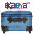 OkaeYa Safari Fabric 75 cms Blue Soft Side Suitcase (RAIL 2W 75 BLUE)